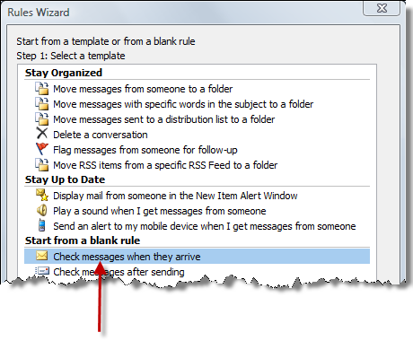 Rules Wizard